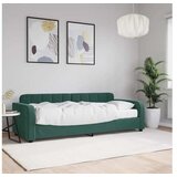 vidaXL Dnevna postelja z vzmetnico temno zelena 80x200 cm ža Cene
