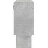  Zidna polica Betonska siva 158 x 17 x 53 cm Konstruirano drvo | shoptok.hr