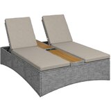Bessagi Garden Vrtni Ležalnik Monero, Siva, Bež | Shoptok.si