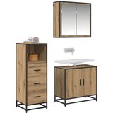 vidaXL set namještaja za kupaonicu 3 pcs hrast artisan 65 x 33 x 60 cm | shoptok.hr