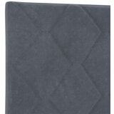 vidaXL Vzglavje z dizajnom diamantnih blokov temno sivo 140 cm | Shoptok.si