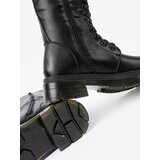 Shelvt Classic black boots with lacing and zipper | Shoptok.si