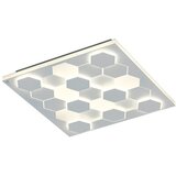 CINQUE bela led stropna svetilka z glasovnim upravljanjem s pomočjo mobilne aplikacije s kovinskim senčilom 55x55 cm cifavo – | Shoptok.si