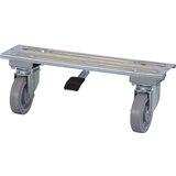 eurokraft pro Centralna zavora s prečko, za širino 700 mm, vrtljivo kolo, 300 kg | Shoptok.si