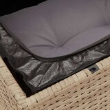 vidaXL 10-dijelni set vrtnih sofa s jastucima bež od poliratana | shoptok.hr