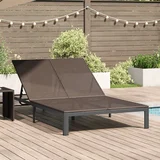 vidaXL Rjava Kovinska konstrukcija 200 x 109 x 28 cm