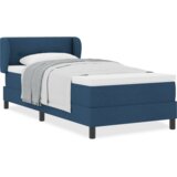  Box Spring Postelja s Prevleko Modra 100x200 cm Tkanina, (22052952) | Shoptok.si