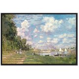  Slika - Claude Monet – The Port at Argenteuil 120x80 U crnom drvenom okviru | shoptok.hr