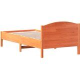  Okvir kreveta bez madraca voštano smeđi 75 x 190 cm od borovine | shoptok.hr