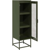 vidaXL Visoka ploča maslinasto zelena 36x39x123cm Hladno valjani čelik | shoptok.hr