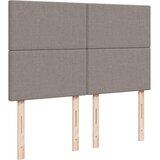  Krevet s oprugama i madracem smeđesivi 140 x 190 cm od tkanine | shoptok.hr