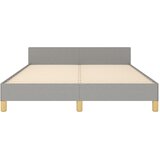  Okvir za krevet bez madraca svjetlosivi 140 x 190 cm od tkanine | shoptok.hr