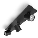 Philips Reflektorska lampa RUNNER 3xGU10/20W/230V crna | Eponuda.com