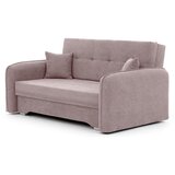 ELTAP Rožnata raztegljiva/s prostorom za shranjevanje sedežna garnitura iz šenilje 155 cm Laine – | Shoptok.si