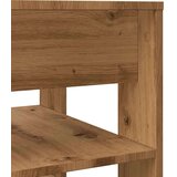 vidaXL Klubska mizica artisan hrast 55,5x55x45 cm inženirski les | Shoptok.si