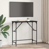  Konzolna stolica Crni hrast 75 x 32 x 75 cm Konstruirano drvo | shoptok.hr