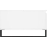  Stolić za kavu bijeli 90 x 60 x 35 cm od konstruiranog drva | shoptok.hr
