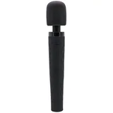 Deluxe Black Velvet - čarobni štapić vibrator L (crni)