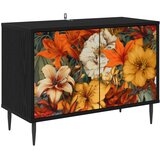  ormar GENNEP 69 x 33 x 50,5 cm Crni hrast Konstruirano drvo | shoptok.hr