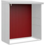 EcoStar Stražnja stranica za spremište za drvo (Namijenjeno za: spremište za drvo Tip 2, Crvena) | shoptok.hr