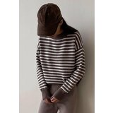Madmext Sweater - Brown - Regular fit Cene