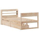  Okvir kreveta bez madraca 90 x 200 cm od masivne borovine | shoptok.hr