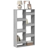 vidaXL Knjižna omara siva sonoma 100x33x175 cm inženirski les | Shoptok.si
