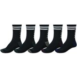 Globe Nogavice Carter crew sock 5 pack Črna | Shoptok.si