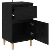  Noćni ormar 2 pcs Crni hrast 40 x 35 x 70 cm Konstruirano drvo | shoptok.hr
