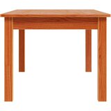 vidaXL Klubska mizica voščeno rjava 80x50x40 cm trdna borovina | Shoptok.si