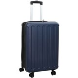 vidaXL Zložljiva potovalka s trdo lupino 24'' Temno modra 43x27x66 cm ABS | Shoptok.si