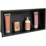 Rea bathroom shelf 30x60 black matt | shoptok.hr
