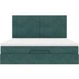  Otomanski posteljni okvir z vzmetnicami zelen 180x200cm žamet, (21653223) | Shoptok.si