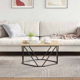  Kava Stol Sonoma hrast 80 x 80 x 45 cm Inženjerska drva i čelik | Eponuda.com