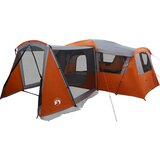  Obiteljski šator s krovom Siva i narančasta 745 x 700 x 217 cm | shoptok.hr