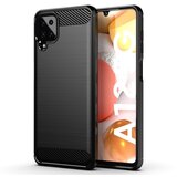  Gumijasti / gel etui Carbon za Samsung Galaxy A12 - črni Cene