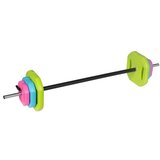 Rebel Active RBA-2336 – Set uteži 20 kg s ravno palico 140 cm, bitumenske uteži Cene