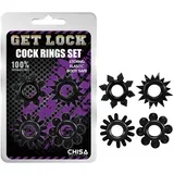 set od 4 prstena za penis Get Lock