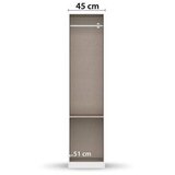 Rauch Möbel omara s klasičnimi vrati, hrast artisan, bela, visoki sijaj | Shoptok.si