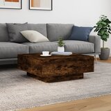  Stolić za kavu boja hrasta 80x80x31 cm od konstruiranog drva | shoptok.hr