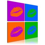  Slika - Kisses: Pop art 80x80 Cijene