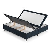 Maison de Rêve Tamno plavi tapecirani bračni krevet s prostorom za odlaganje 180x200 cm Tate – | shoptok.hr