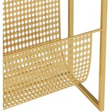  Stalak za časopise zlatni 35 x 15 x 45 cm čelični | shoptok.hr