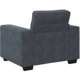 SOFA fotelja tamno siva 100x77x82 cm baršun | shoptok.hr
