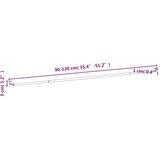  Karniše 2 kom bijelo-srebrne 90-130 cm aluminijske | shoptok.hr