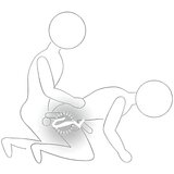 Rocks Off radio analni vibrator na baterije s prstenom za penis (crni) | shoptok.hr
