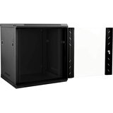  Mrežni ormar s pohranom Crna 53 x 60 x 60 cm Čelik | shoptok.hr