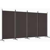 Maison Chic Paravan - Sobne pregrade 4-delni 346x180 cm rjavo blago, (22111974) | Shoptok.si