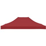 Krov za šator za zabave 4,5 x 3 m bordo 270 g/m² | shoptok.hr