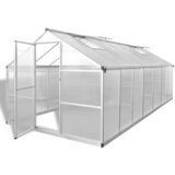 vidaXL rastlinjak okrepljeni aluminij 10,53 m&sup2; cene